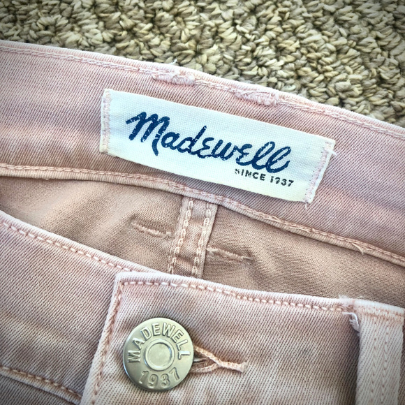 Madewell Garment Dyed Skinny Jeans - Vintage Mauve, 28 - Picture 8 of 11